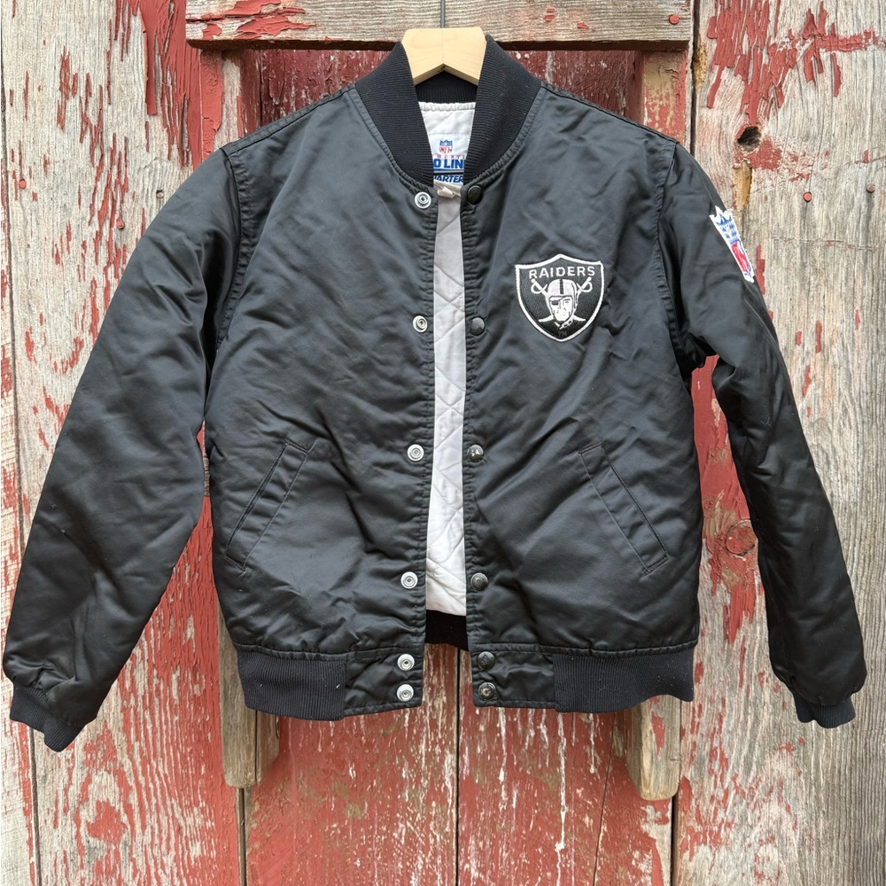 Raiders Black Bomber Jacket
